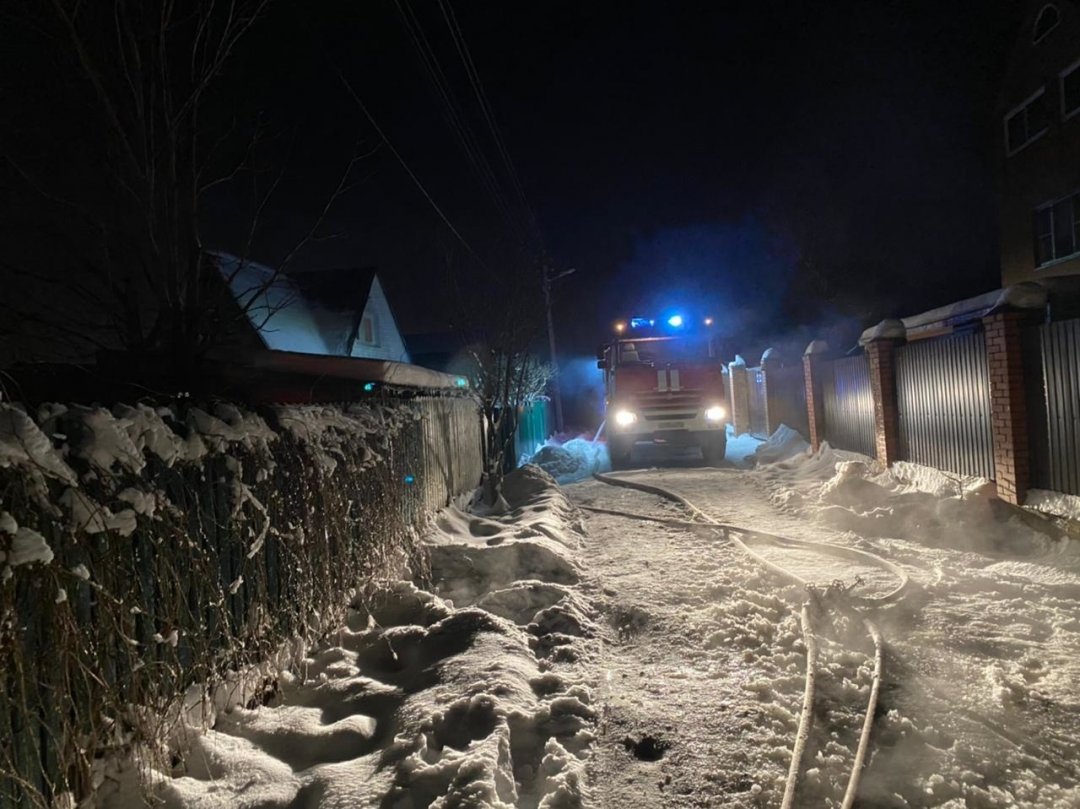 Пожар в жилом доме в городском округе Серебряные-Пруды